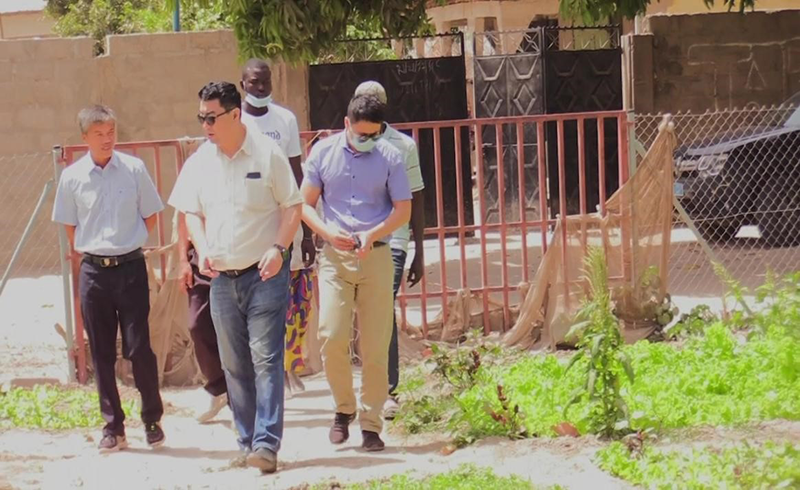 中國駐岡比亞大使館商務參贊羅文雋 到岡比亞（湖北）境外經貿合作區(qū)調研指導工作